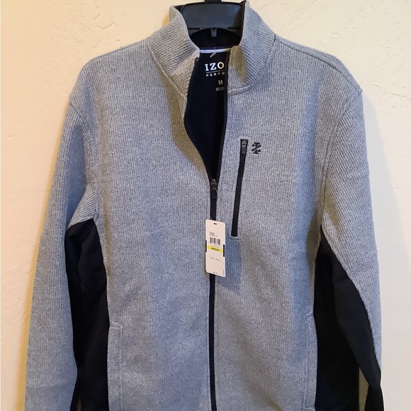 IZOD medium zip up sweater - Picture 2 of 5